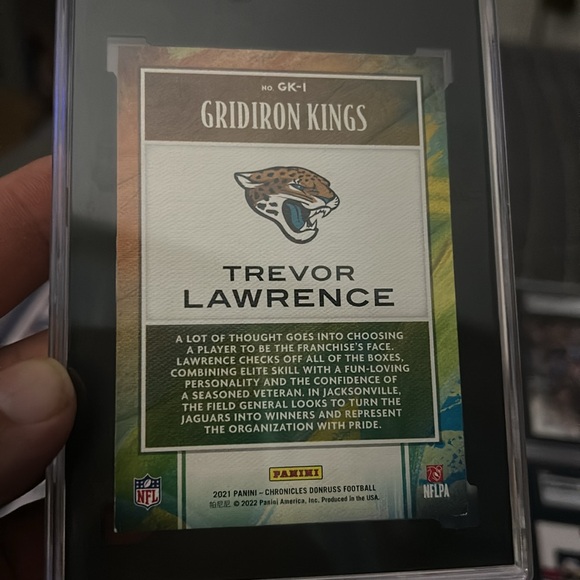 2021 Panini Chronicles GK-1 Trevor Lawrence Gridiron Kings Graded 8.5 SGC - Picture 4 of 4
